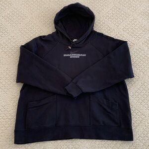 Nike “SWOOSH” Black Hoodie. Size XL. Good Pre-owned Condition.